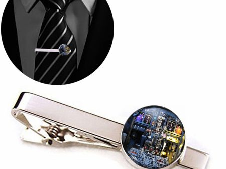 Boeing 737 Cockpit Designed Tie Clips Sale