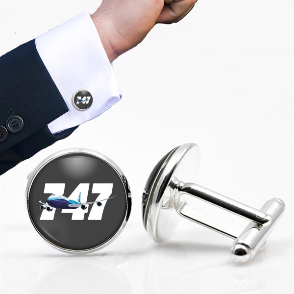 Super Boeing 747 Designed Cuff Links For Sale