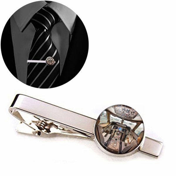 Boeing 747 Cockpit Designed Tie Clips Hot on Sale