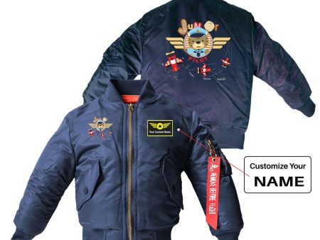 Junior Pilot Designed Children Bomber Jackets Discount