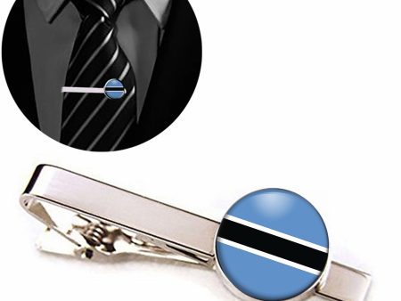 Botswana Flag Designed Tie Clips Online now