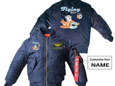 Flying Time & Junior Pilot Designed Children Bomber Jackets Online Sale