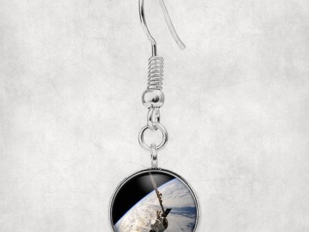 World View from Space Designed Earrings Online now