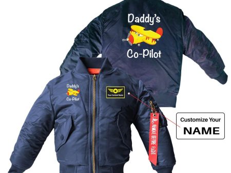 Daddy s CoPilot (Propeller2) Designed Children Bomber Jackets Online Hot Sale