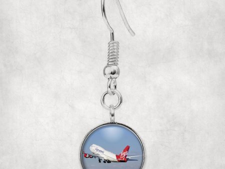 Virgin Atlantic Boeing 747 Designed Earrings For Cheap