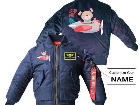 Little Pilot Designed Children Bomber Jackets Online now