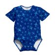 Many Airplanes Blue Designed 3D Baby Bodysuits For Sale