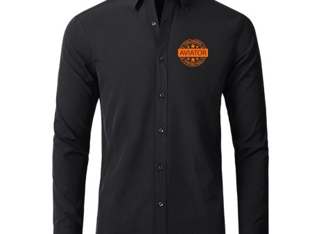 100 Original Aviator Designed Long Sleeve Shirts For Discount