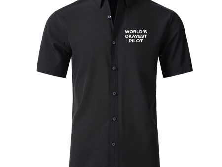 World s Okayest Pilot Designed Short Sleeve Shirts For Discount